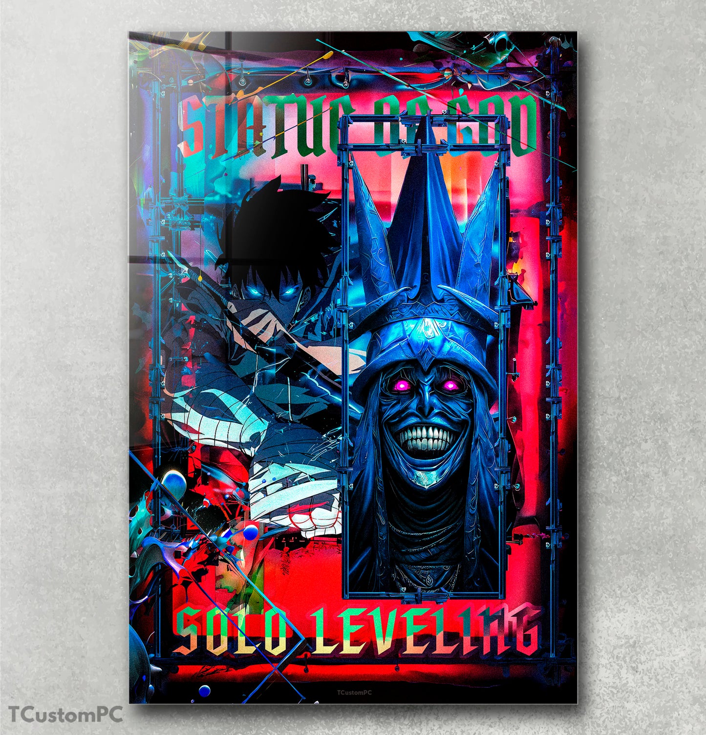 Cuadro Solo Leveling Statue of God Artwork