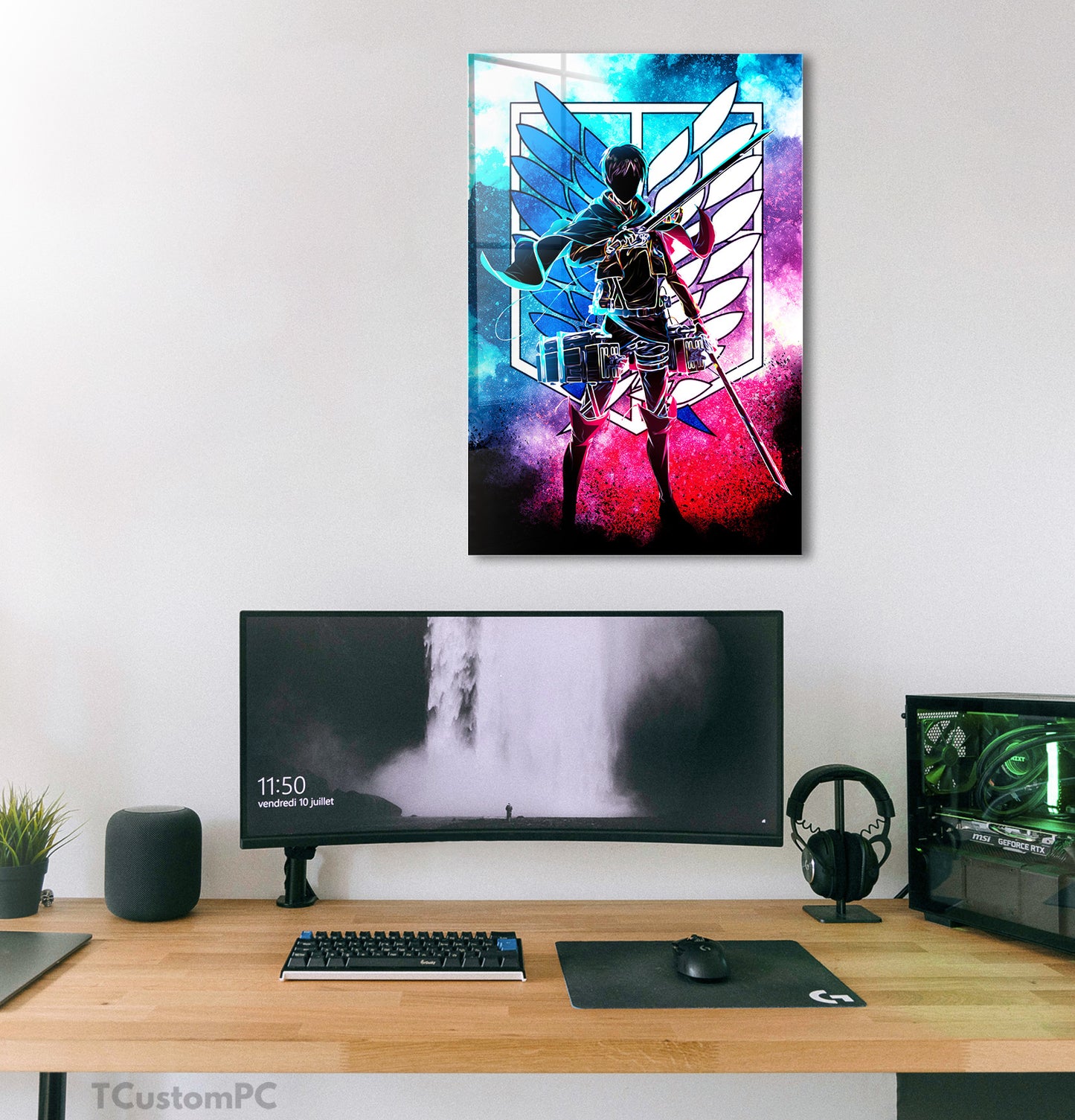 Soul of Eren yaegar painting