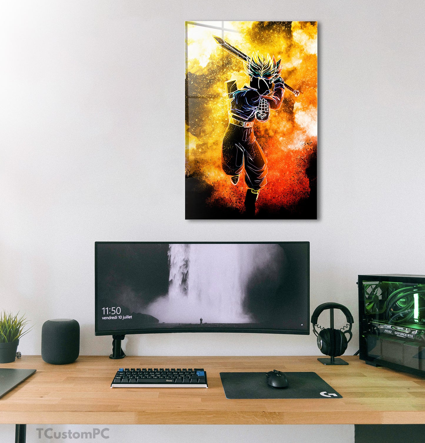 Pintura Soul of Trunks Saiyan grau 3