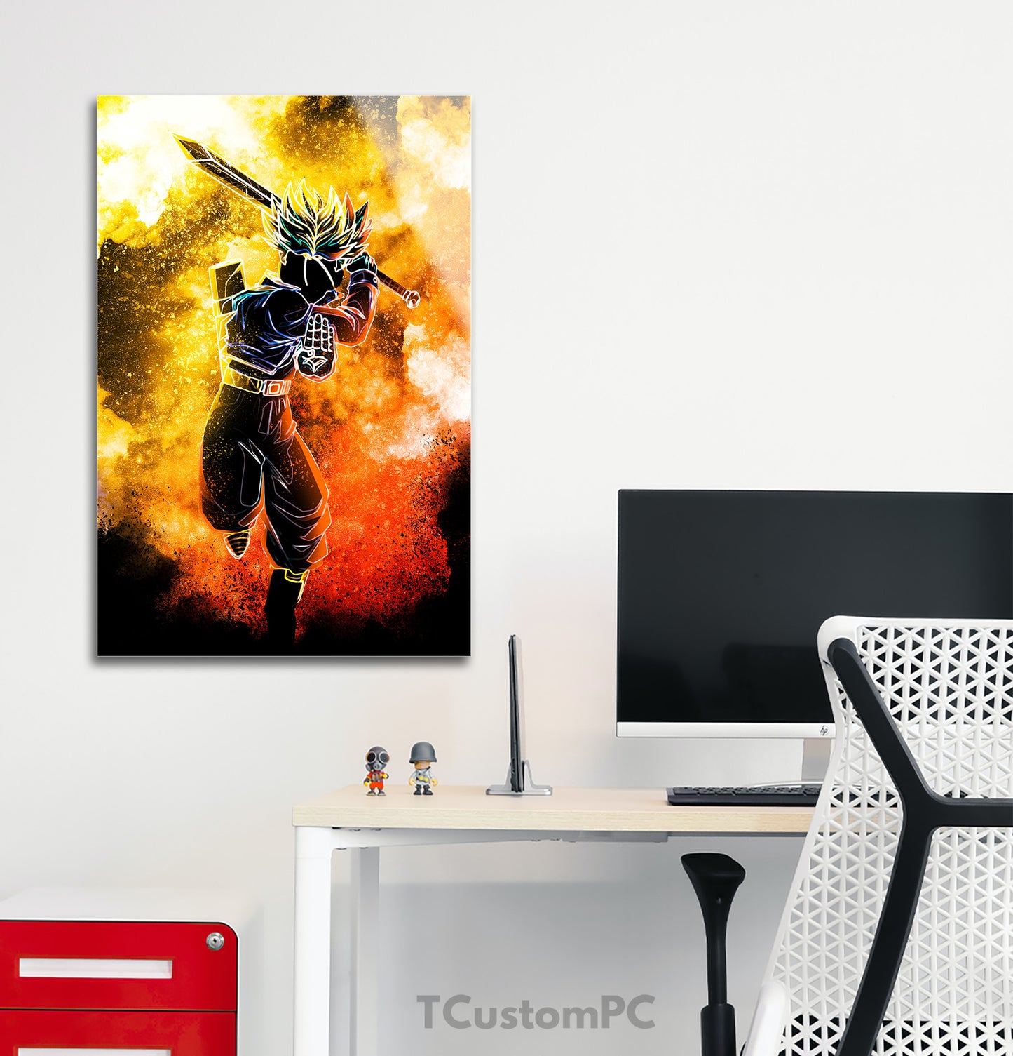Pintura Soul of Trunks Saiyan grau 3