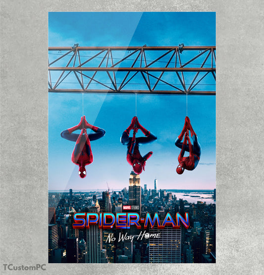 Cuadro Spideys Hanging On Crane