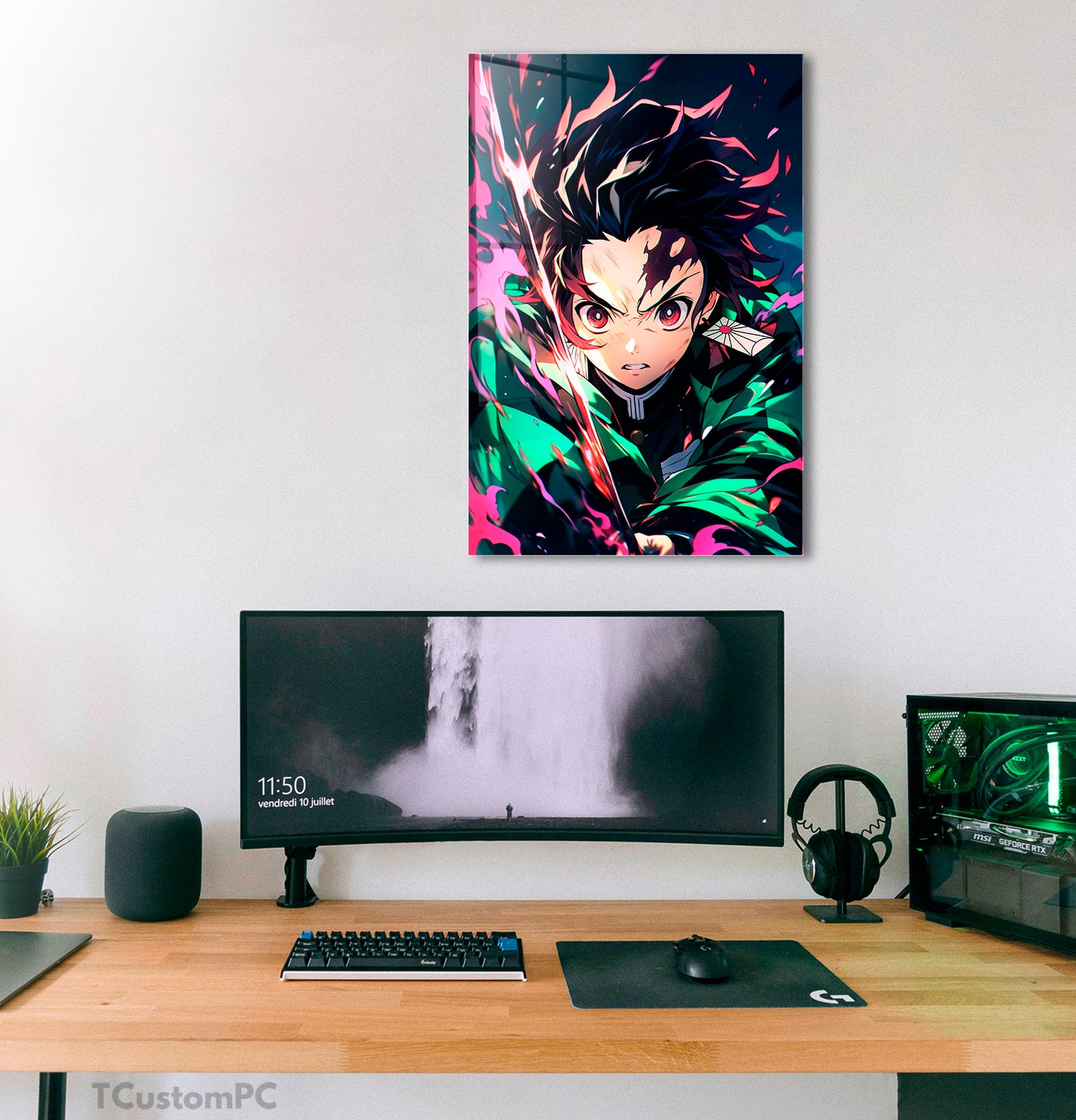 Demon Slayer Tanjiro painting