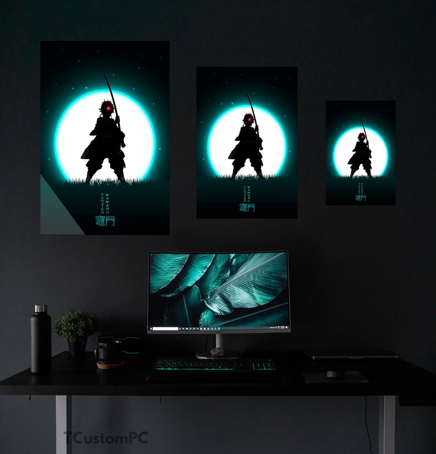 Pintura da Lua Tanjiro