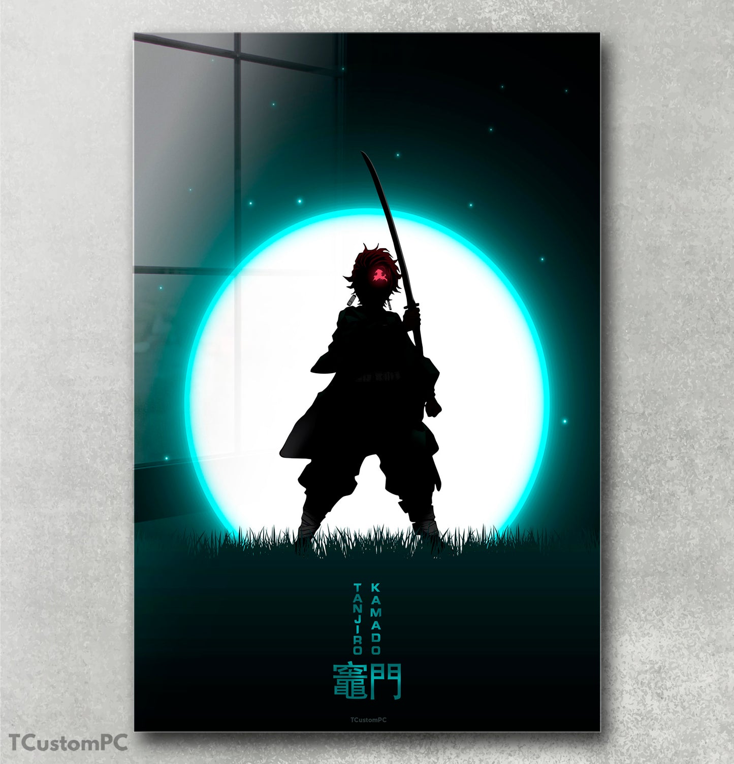 Pintura da Lua Tanjiro
