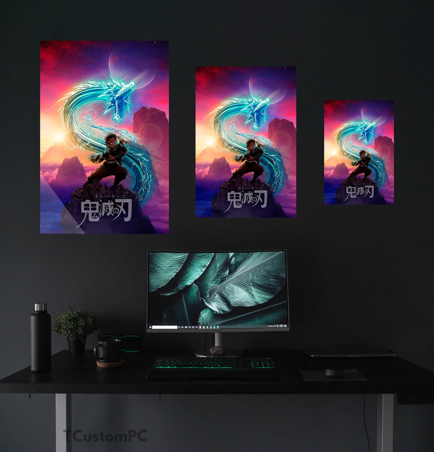 Tanjiro Anime Manipulation painting