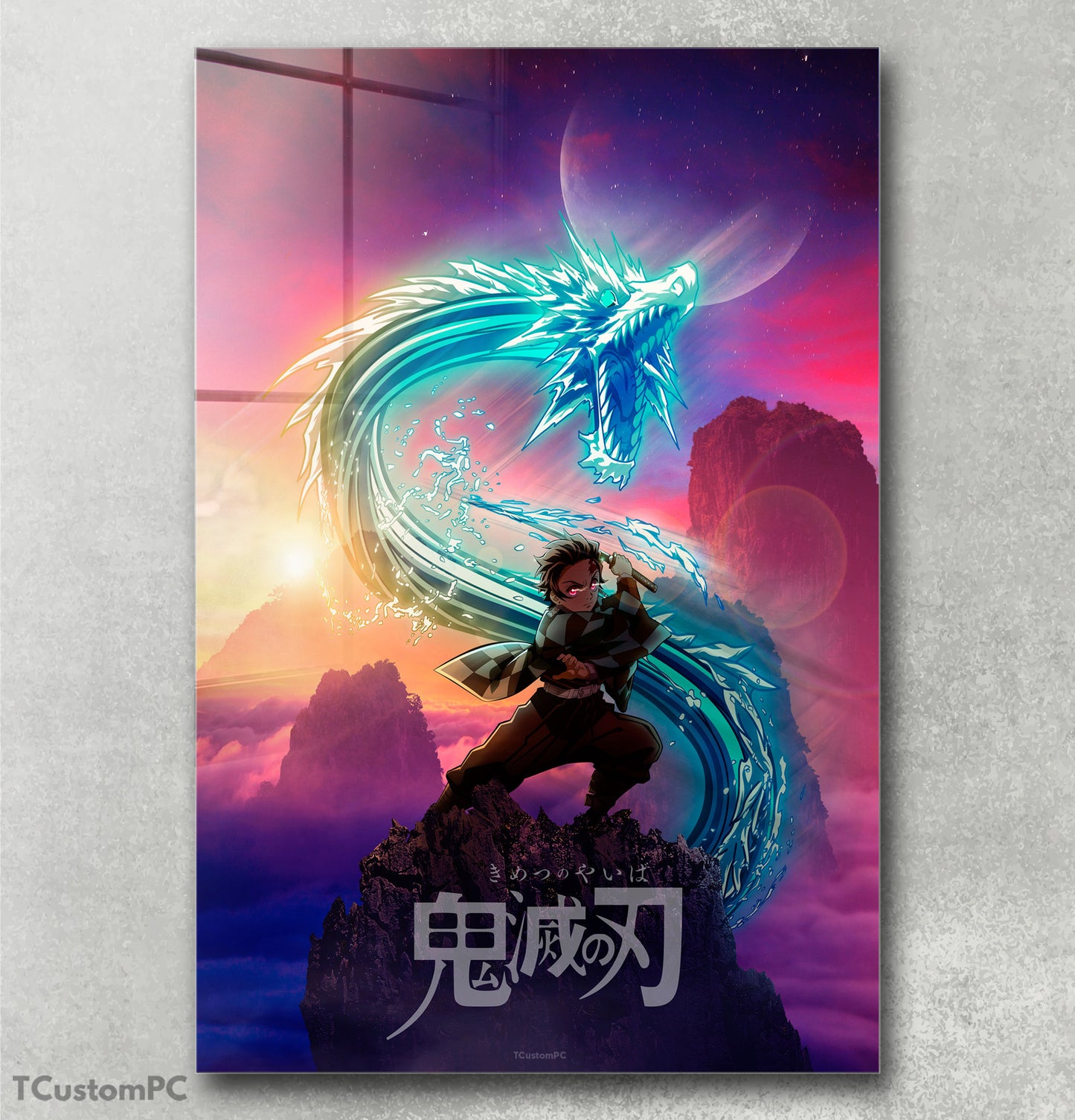 Tanjiro Anime Manipulation painting