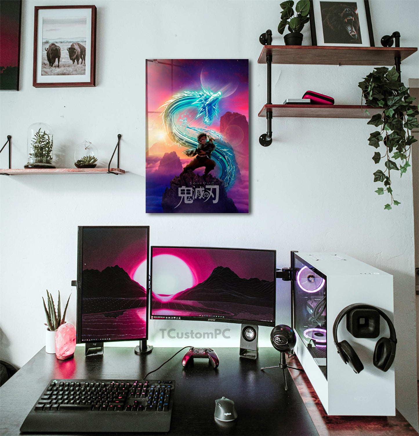 Tanjiro Anime Manipulation painting