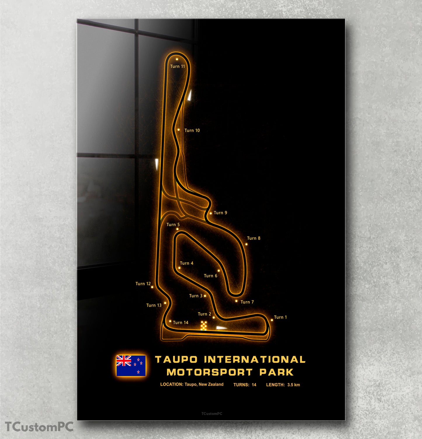 Cuadro Taupo International Motorsport Park Circuit