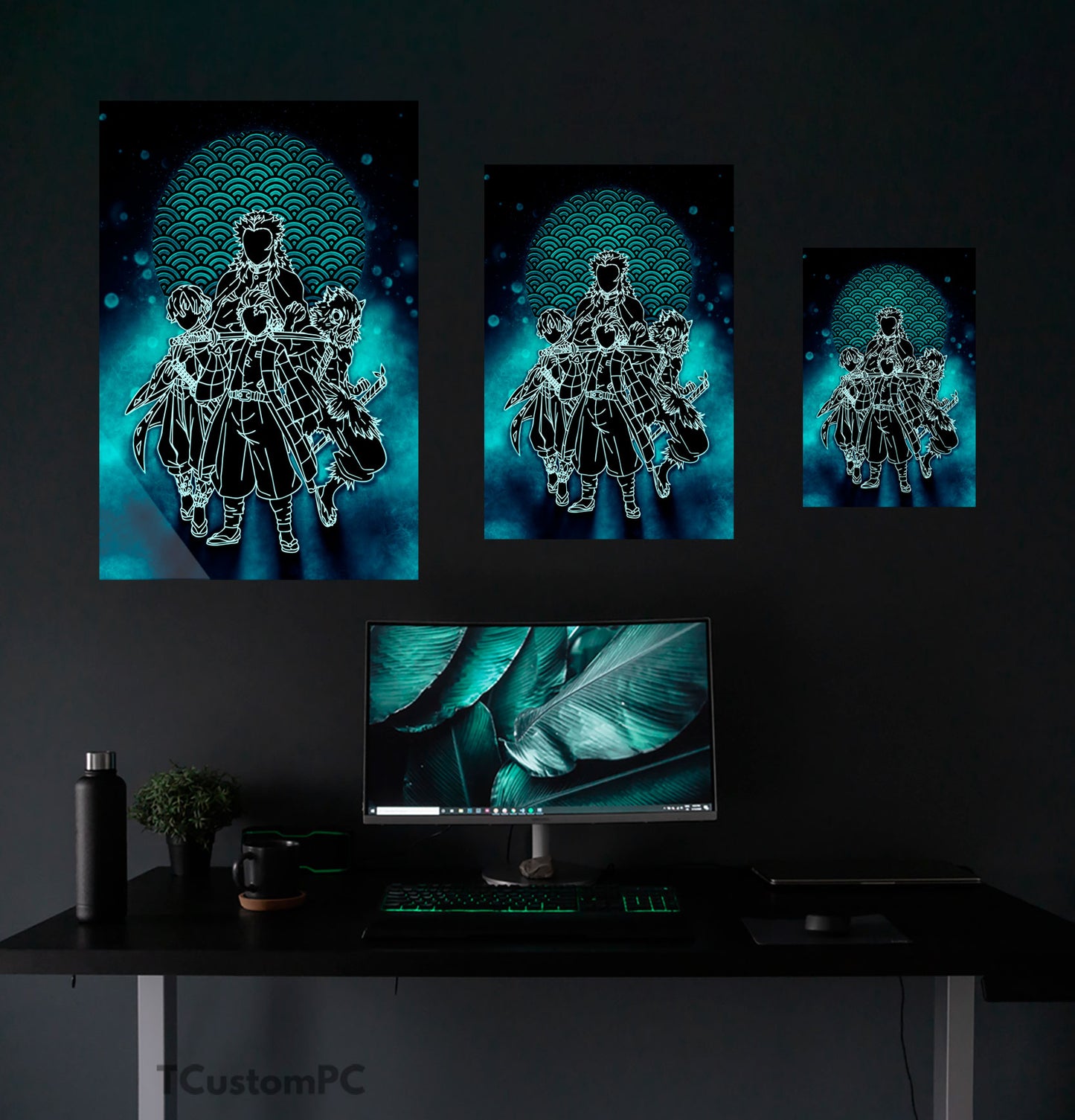 Pintura da equipe tanjiro
