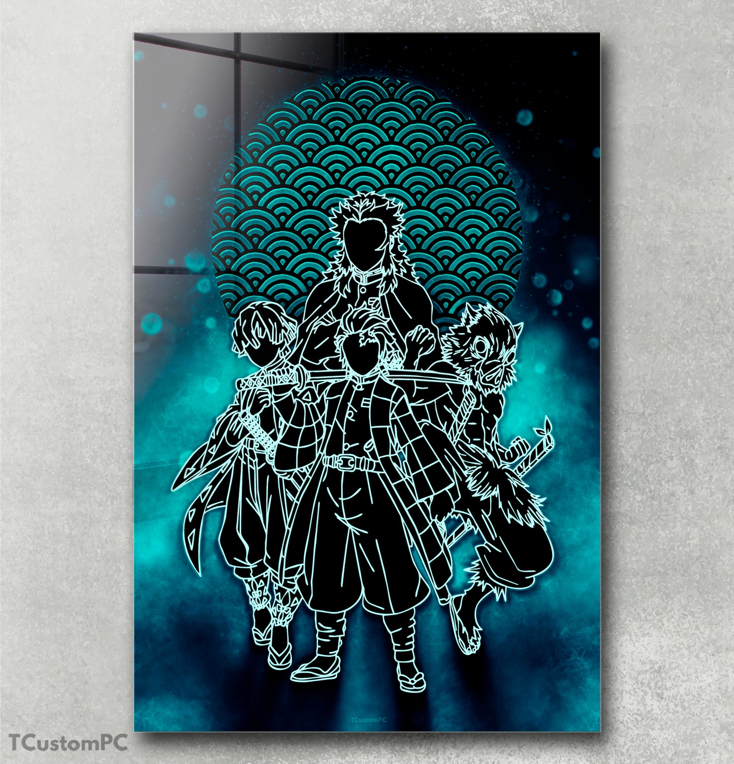 Pintura da equipe tanjiro