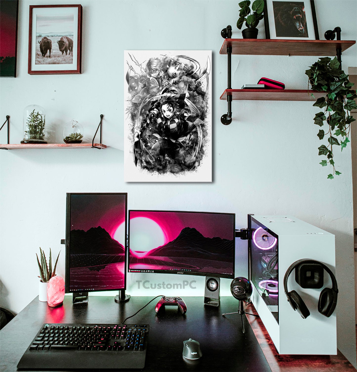The Dust 6 Demon Salayer painting