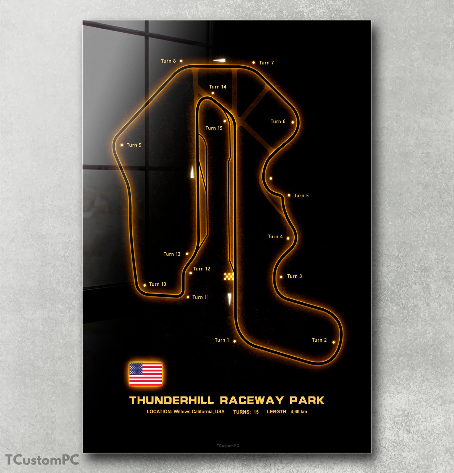 Cuadro Thunderhill Circuit Circuit