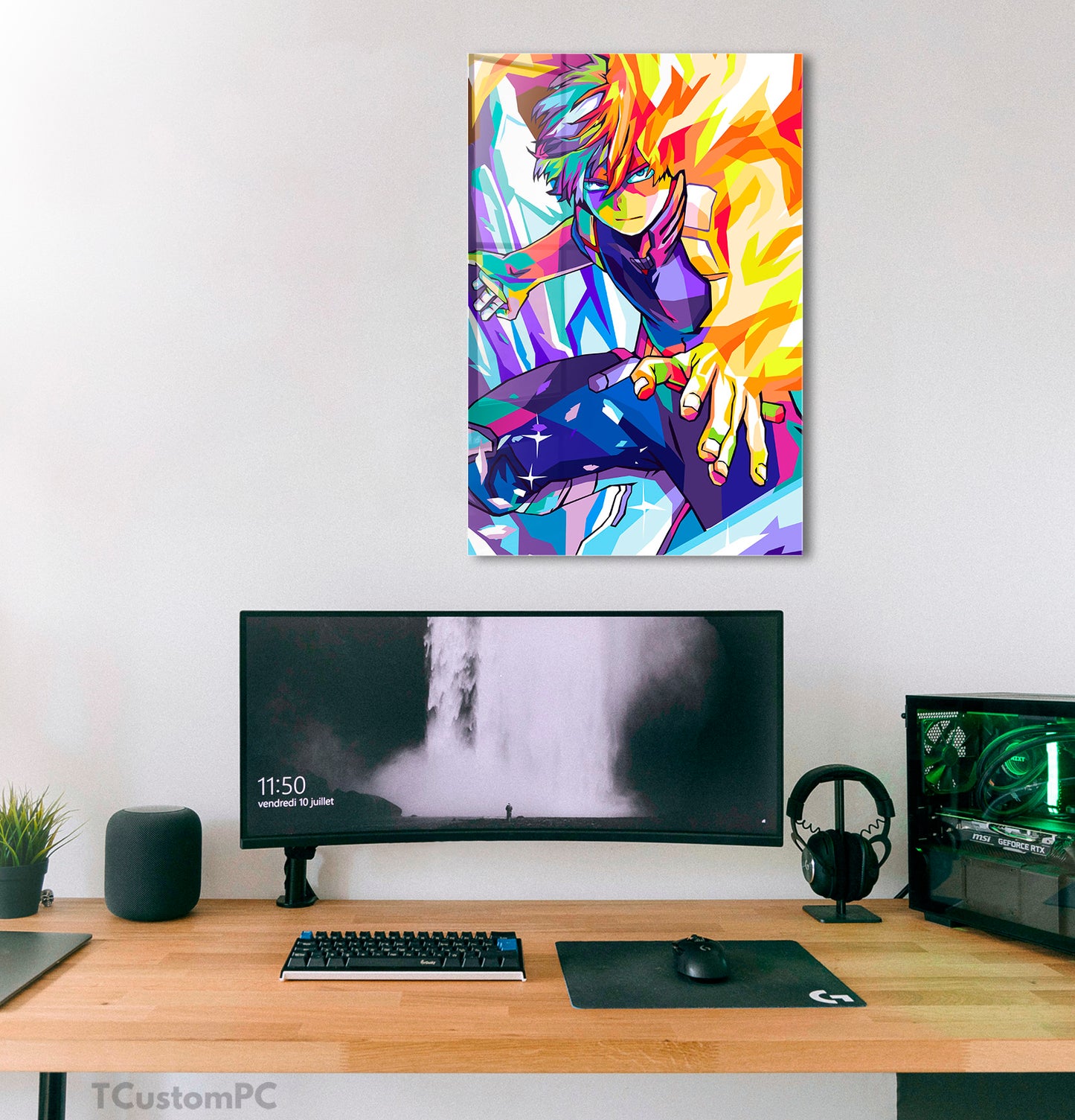 Todoroki Shoto Colorfull painting