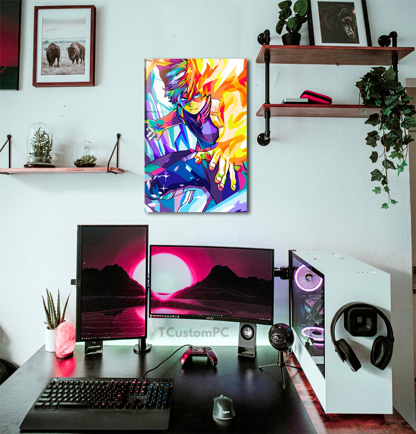 Todoroki Shoto Colorfull painting