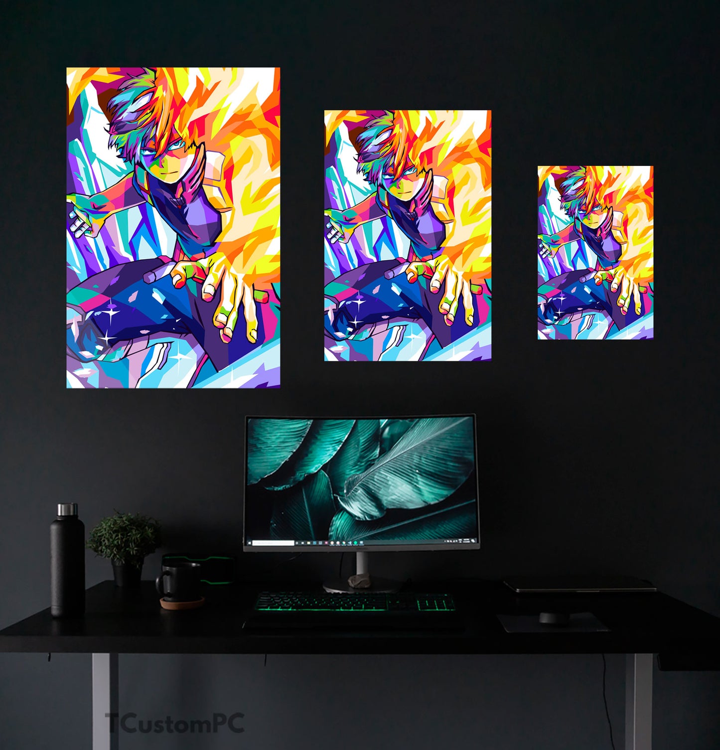 Todoroki Shoto Colorfull painting
