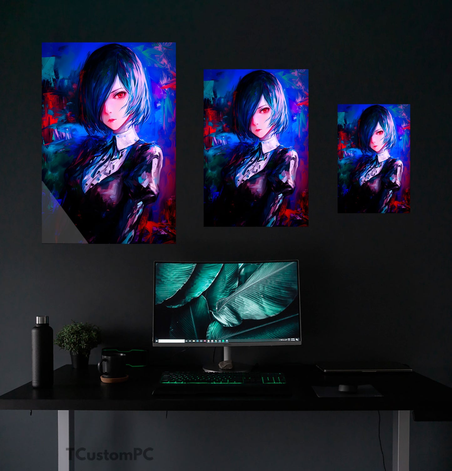 Pintura em estilo de pintura de Touka Kirishima