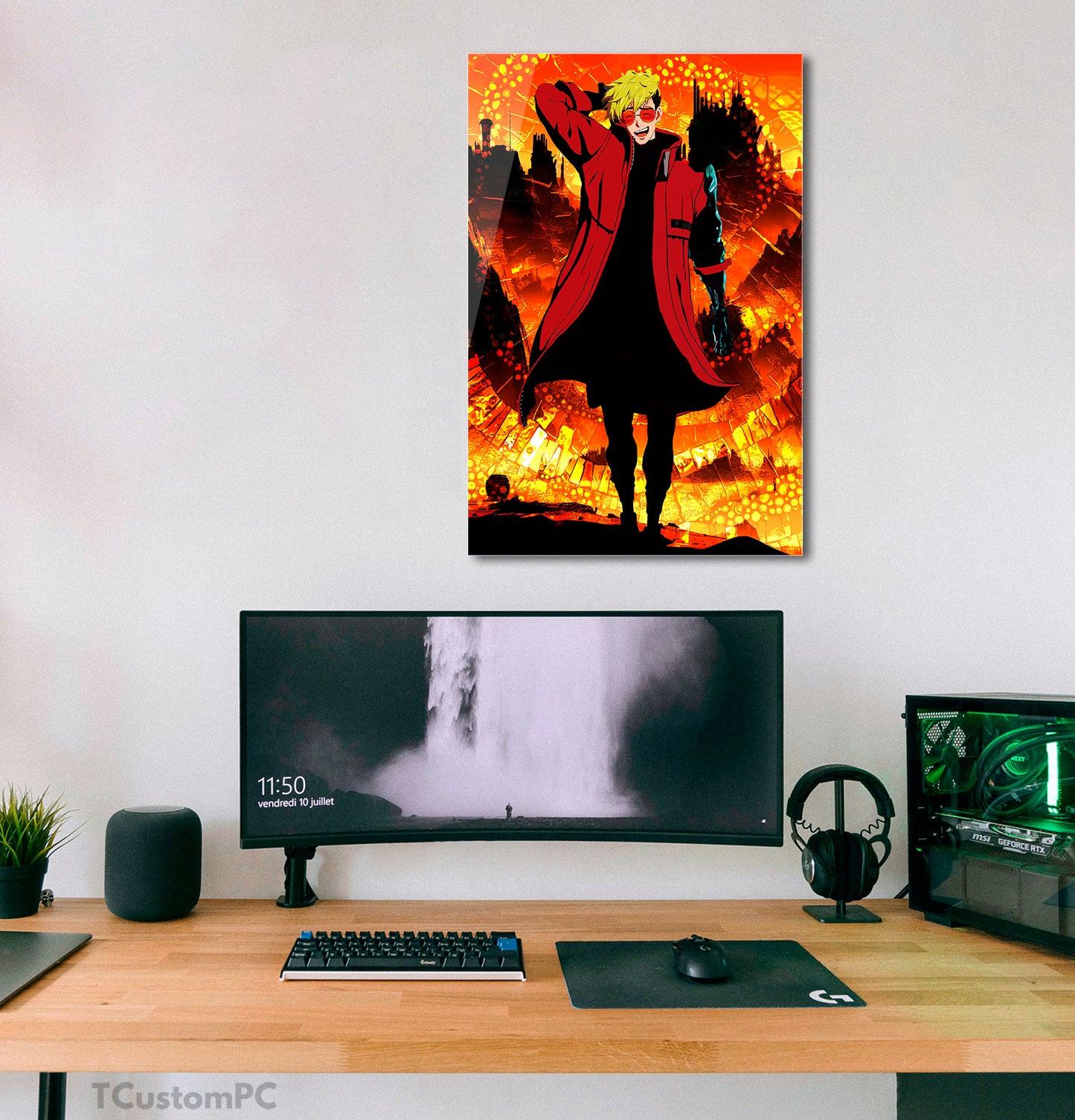 Trigun new Vash poster painting