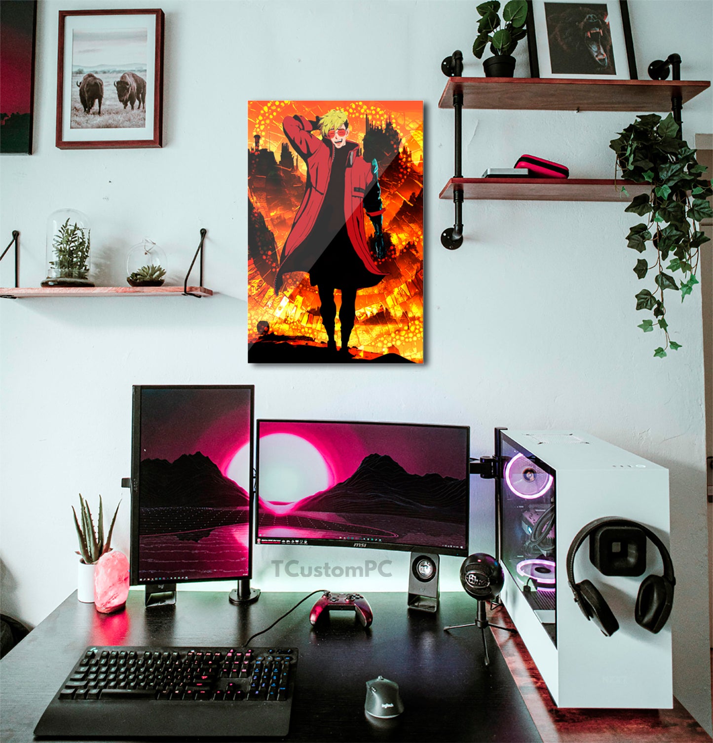 Trigun new Vash poster painting