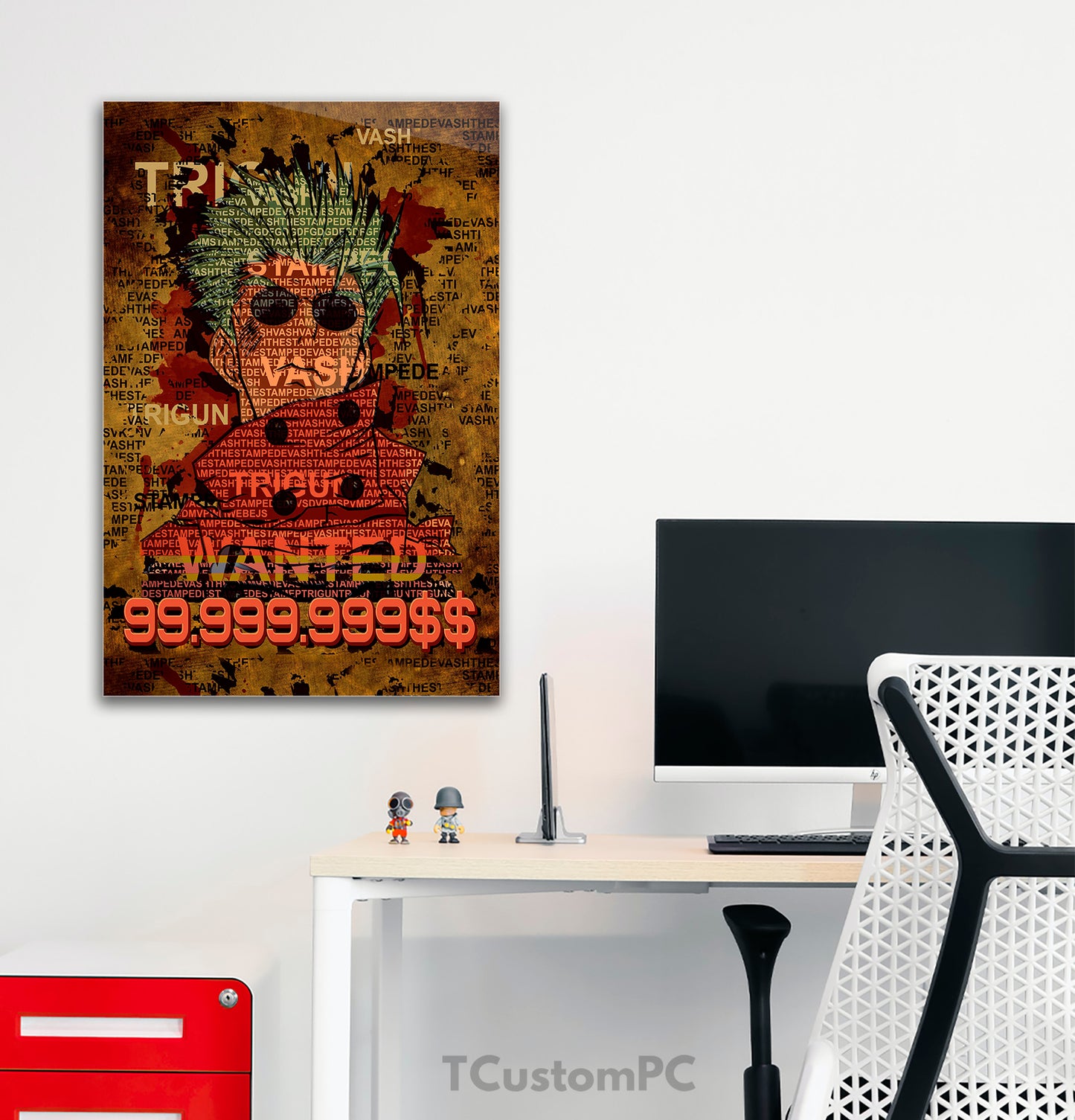 Cuadro Trigun typo vector