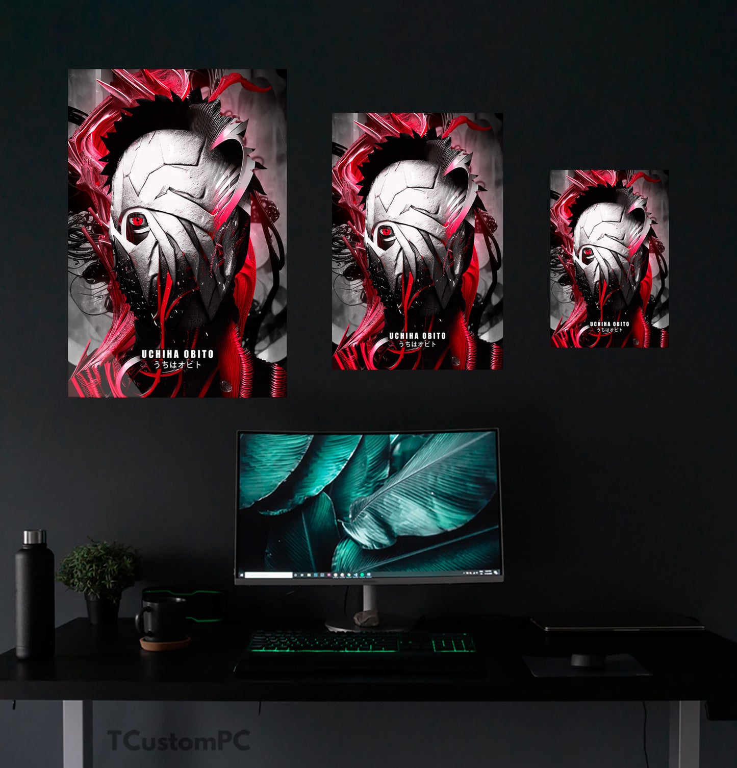 Uchiha Obito sharingan mask painting