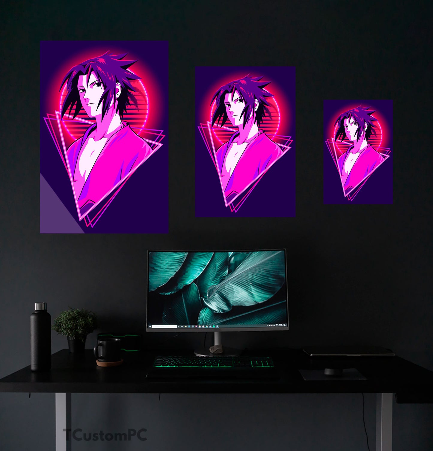 Uchiha Sasuke painting -Naruto Anime