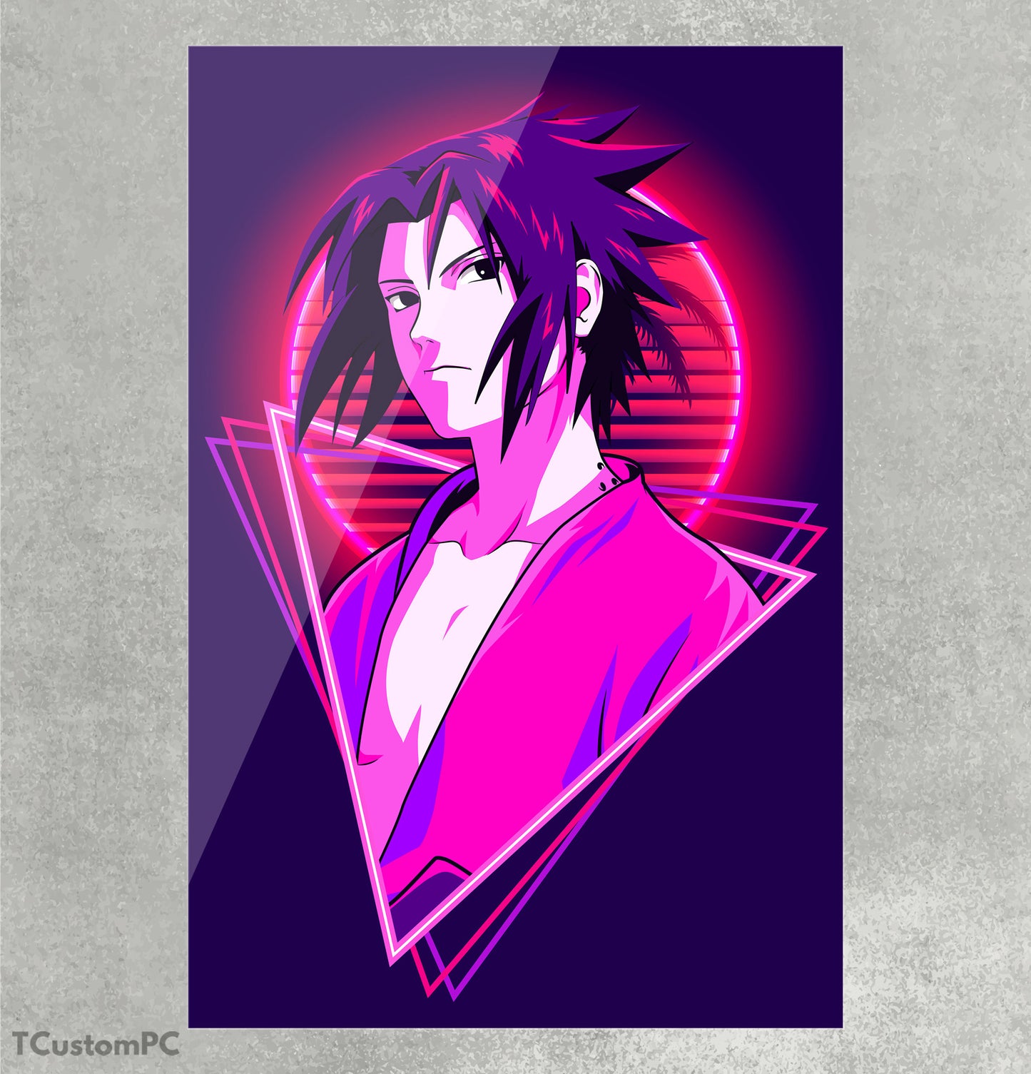 Uchiha Sasuke painting -Naruto Anime