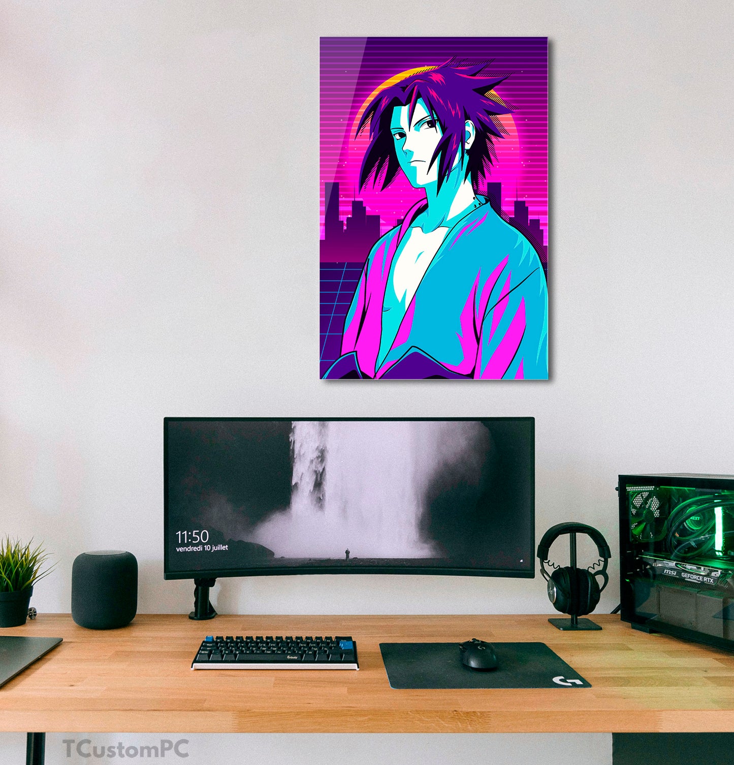 Uchiha Sasuke Naruto Anime 2 painting