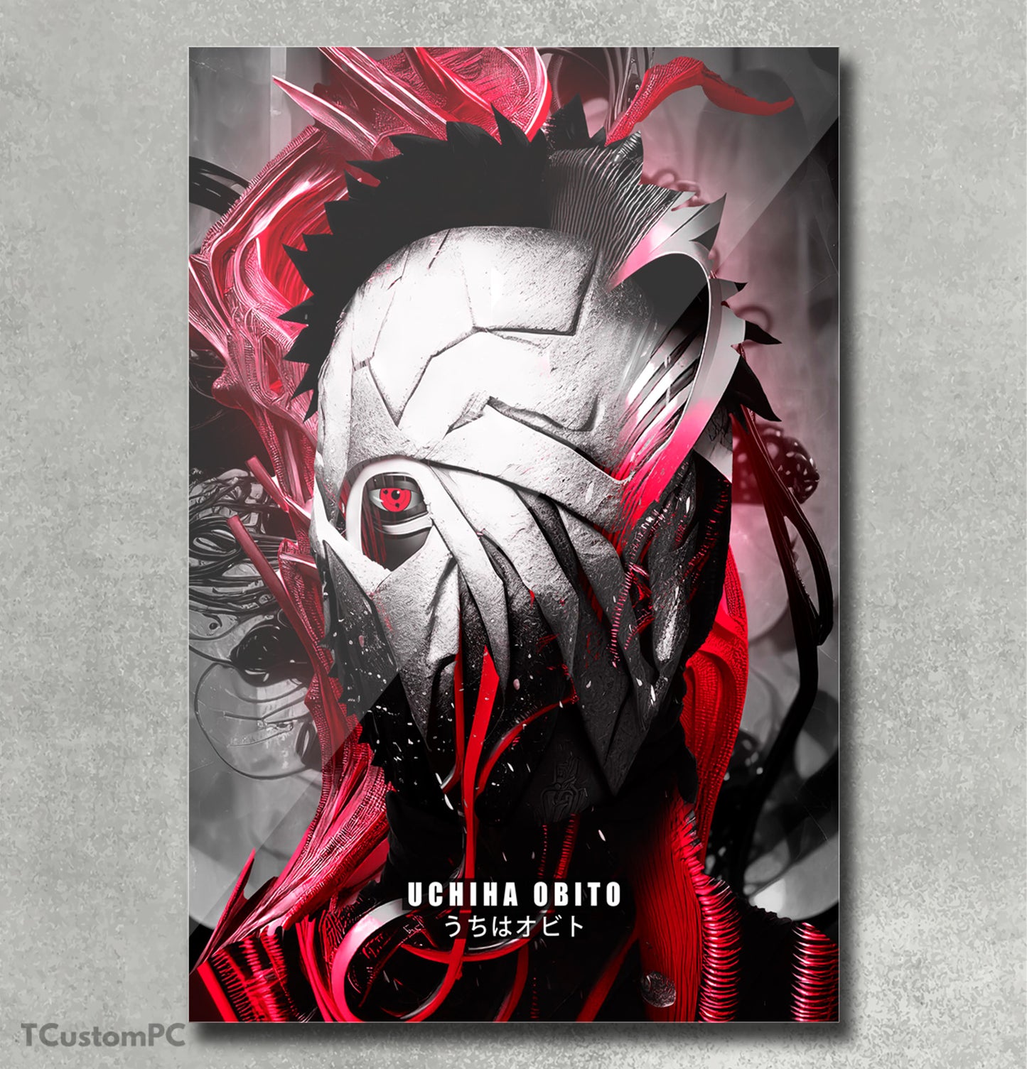 Uchiha Obito sharingan mask painting