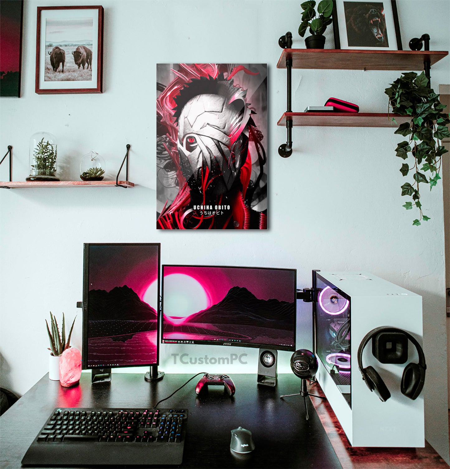 Uchiha Obito sharingan mask painting