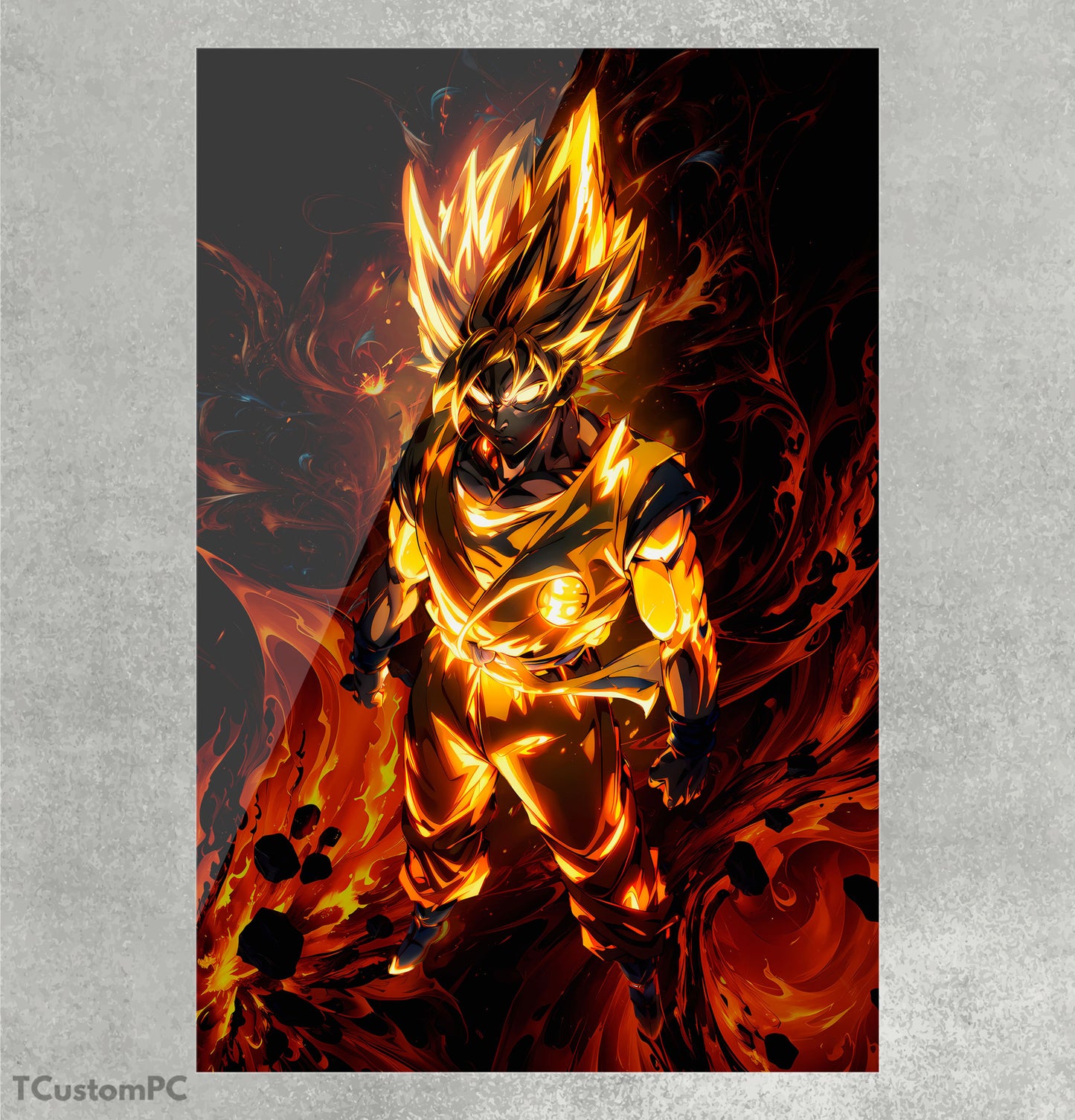 Cuadro Ultimate goku god v1
