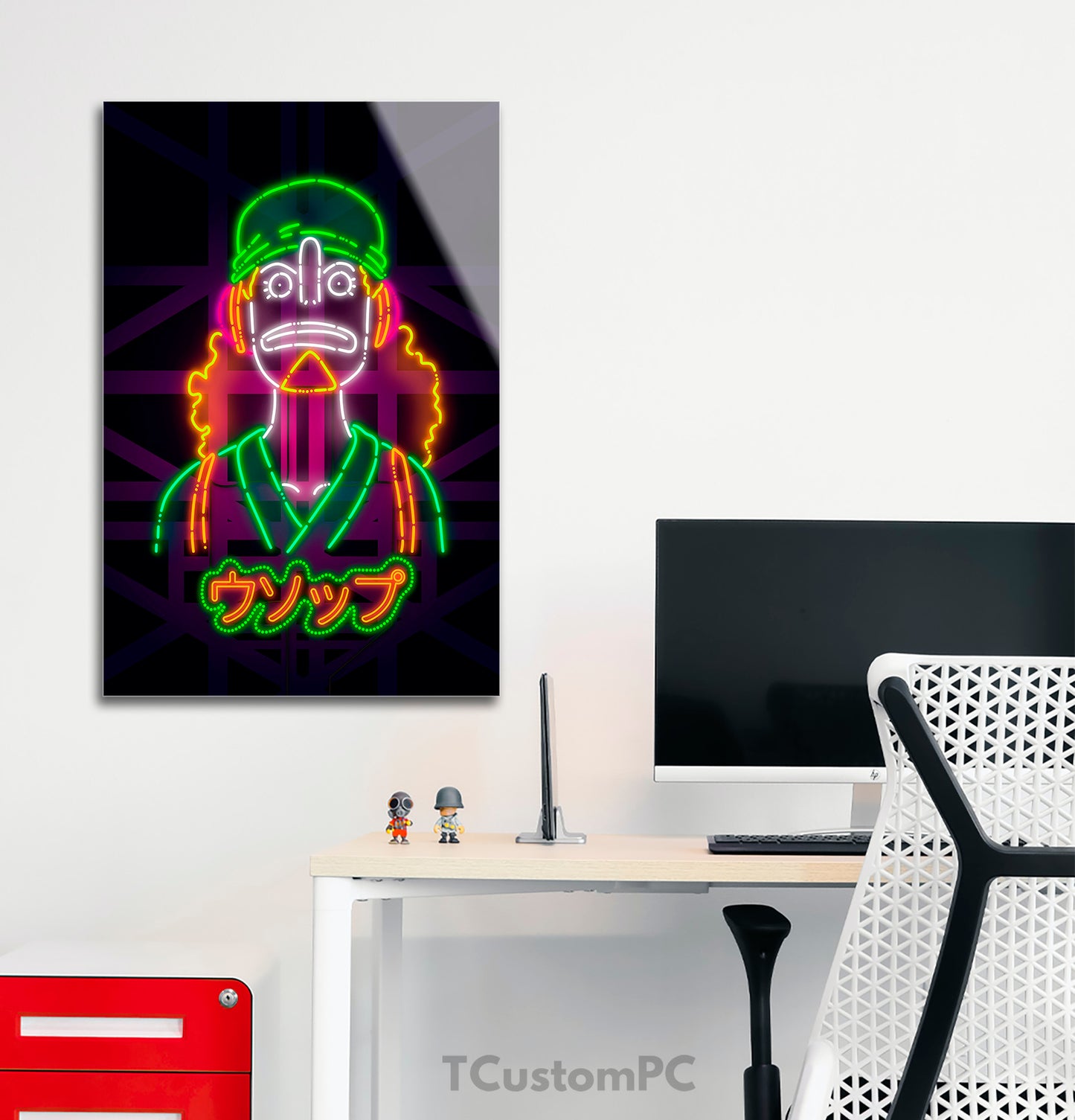 Quadro de néon Usopp 2