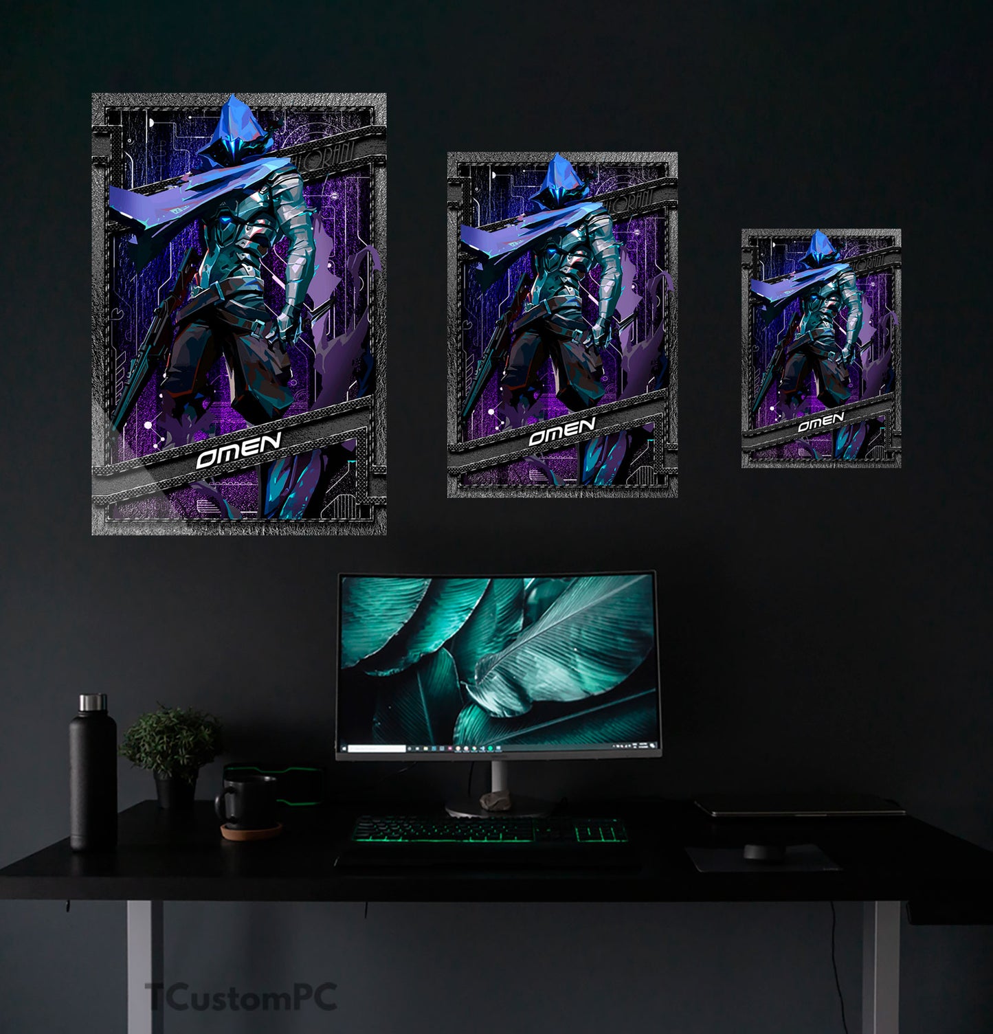 Cuadro Valorant Omen vector