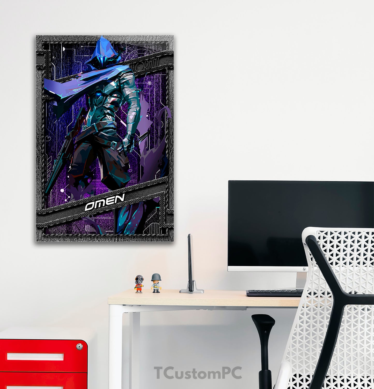 Cuadro Valorant Omen vector