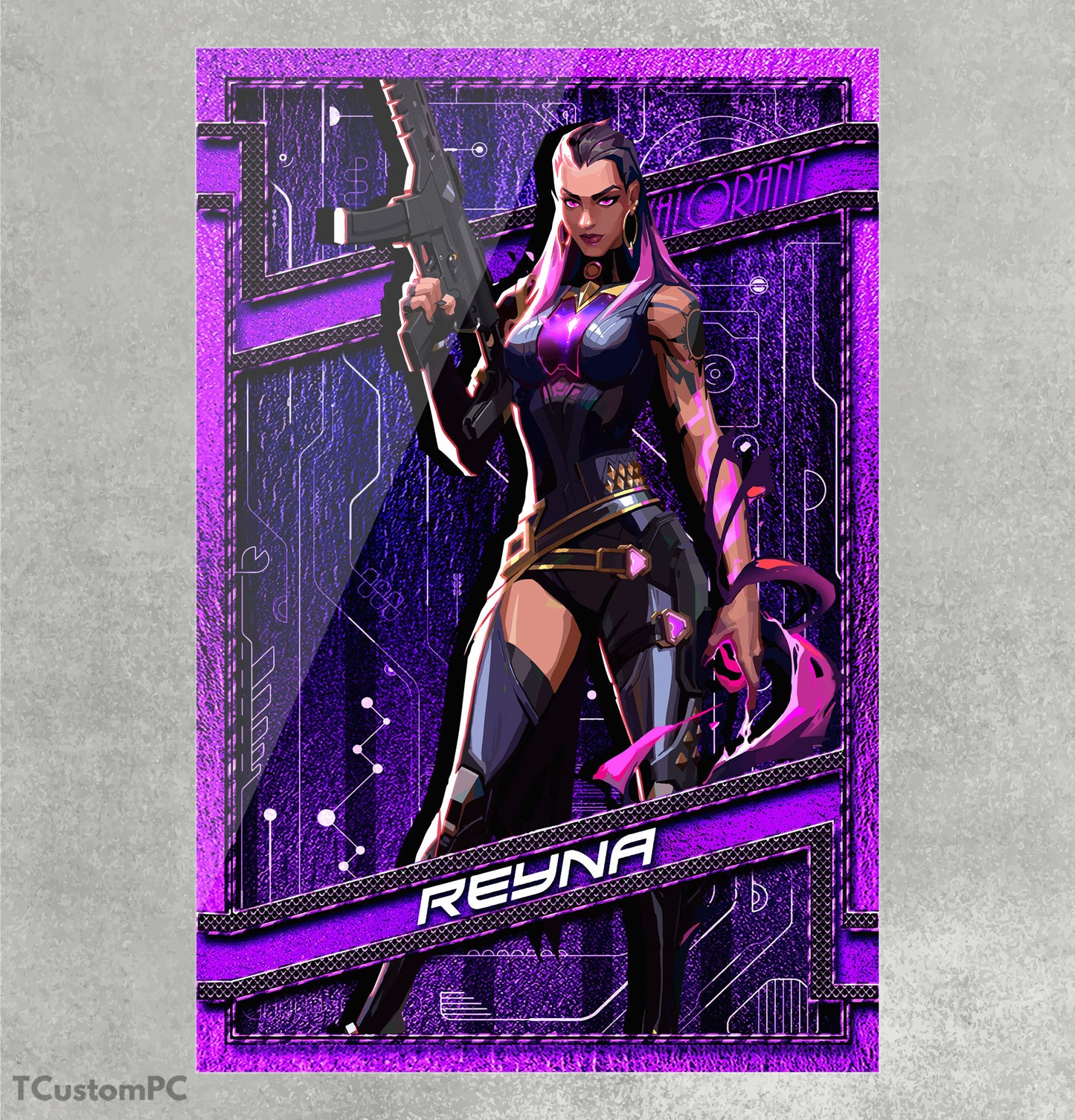 Cuadro Valorant Reyna vector