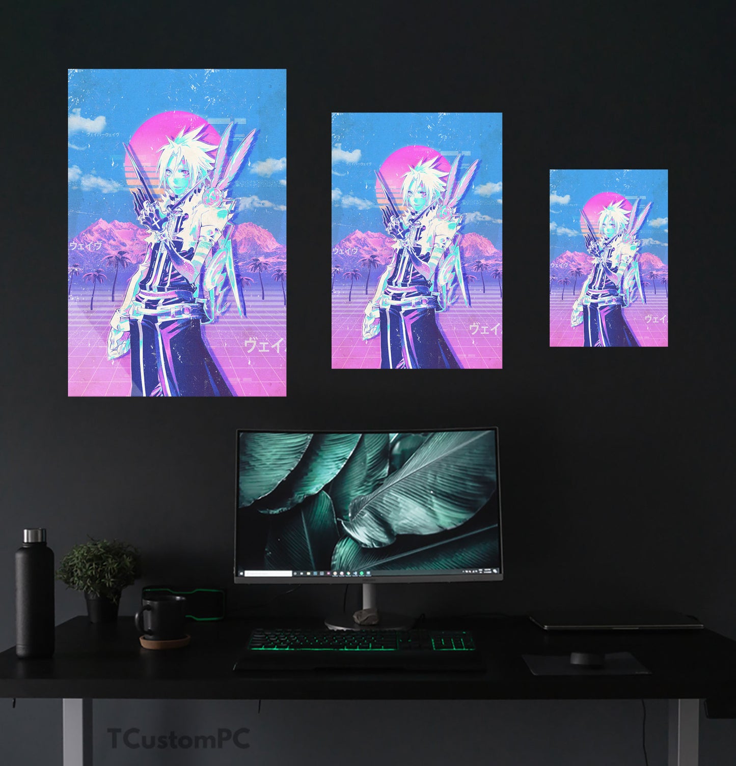 Cuadro Vaporwave 6 D.Gray man