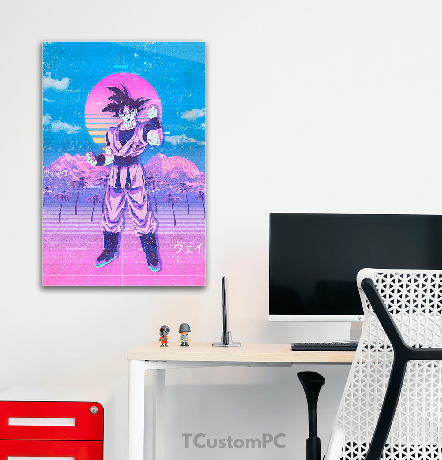 Cuadro Vaporwave 10 Goku