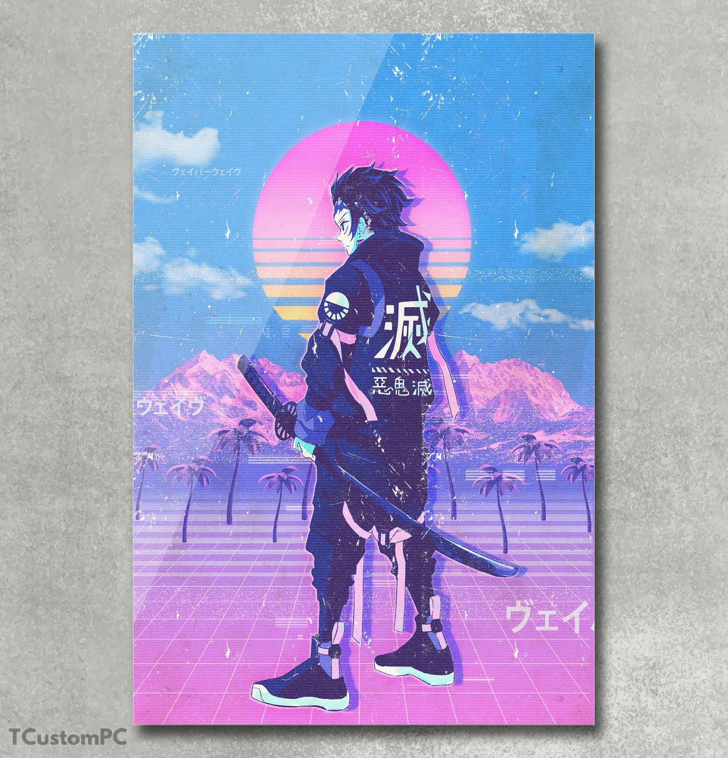 Vaporwave 13 Tanjiro Frame