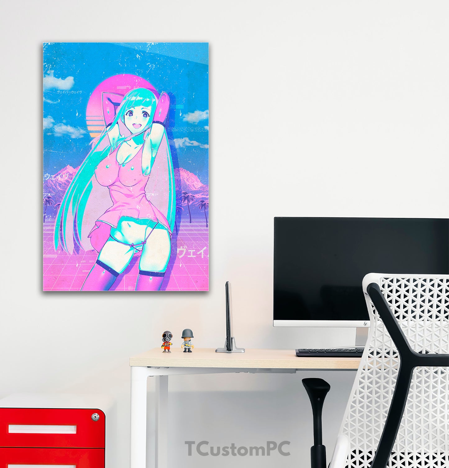 Cuadro Vaporwave 17 Waifu