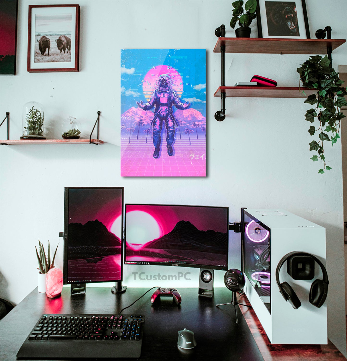 Cuadro Vaporwave 1 Astronaut