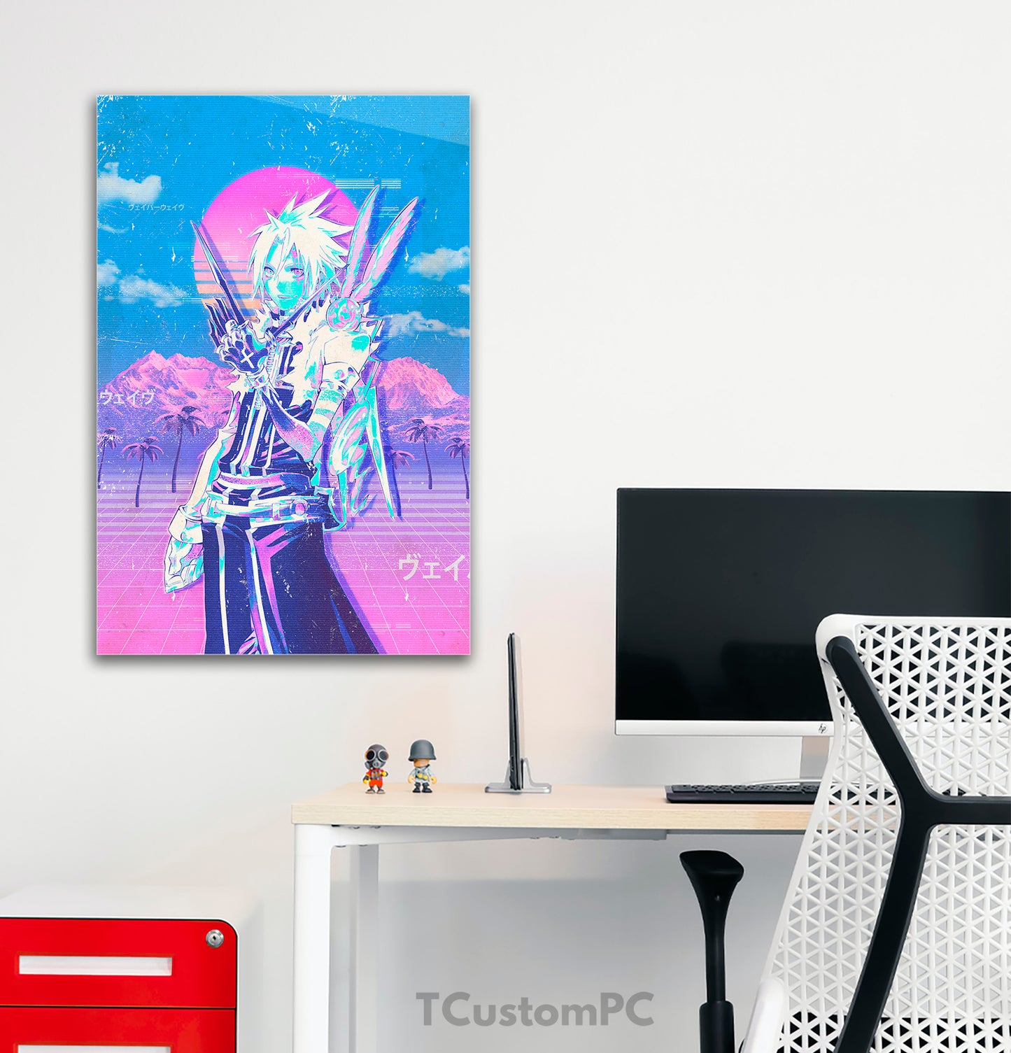 Cuadro Vaporwave 6 D.Gray man