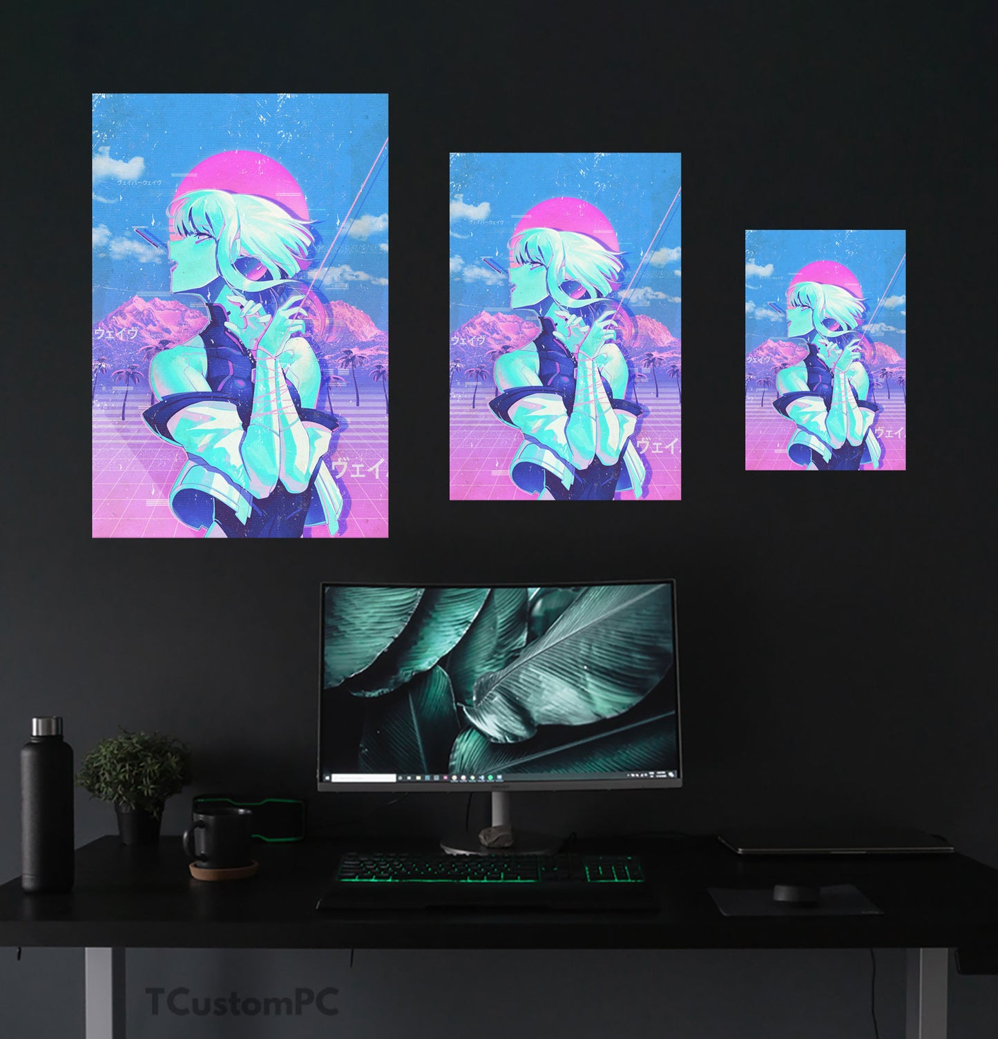 Cuadro Vapowave 9 Cyberpunk Lucy