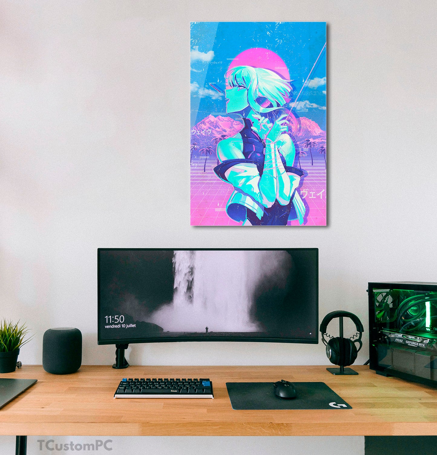 Cuadro Vapowave 9 Cyberpunk Lucy