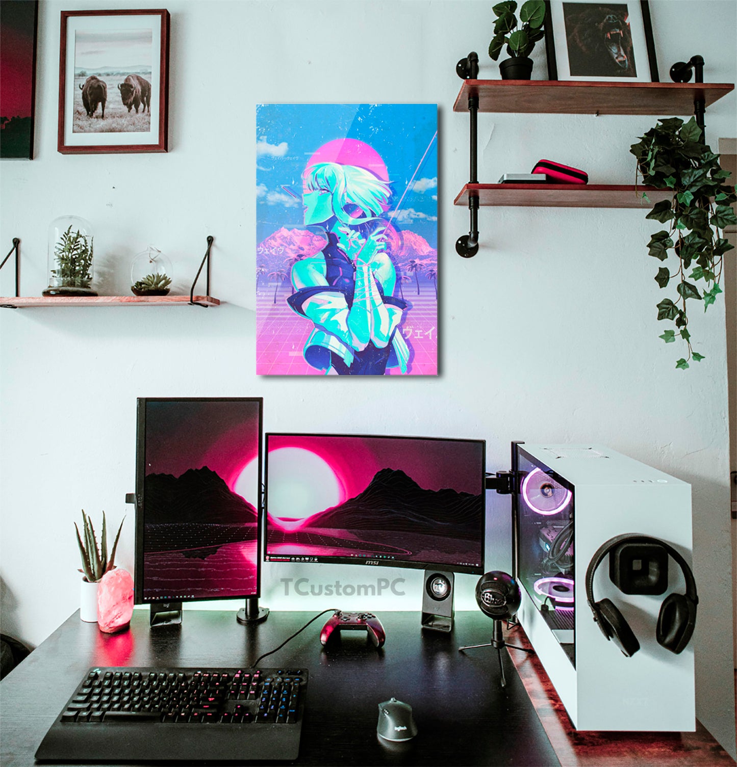 Cuadro Vapowave 9 Cyberpunk Lucy