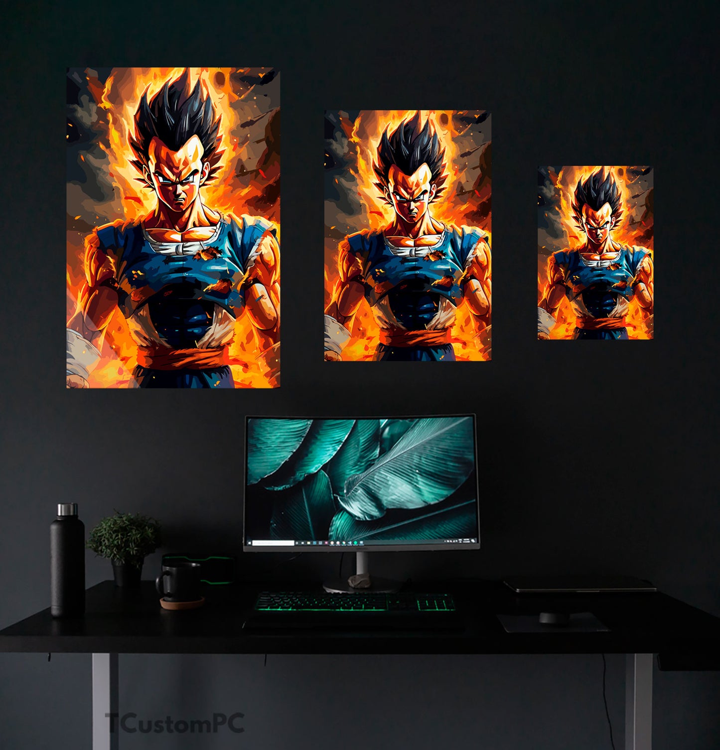 Cuadro Vegeta Angry