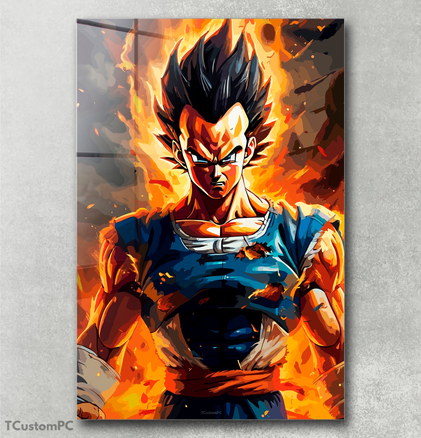 Cuadro Vegeta Angry