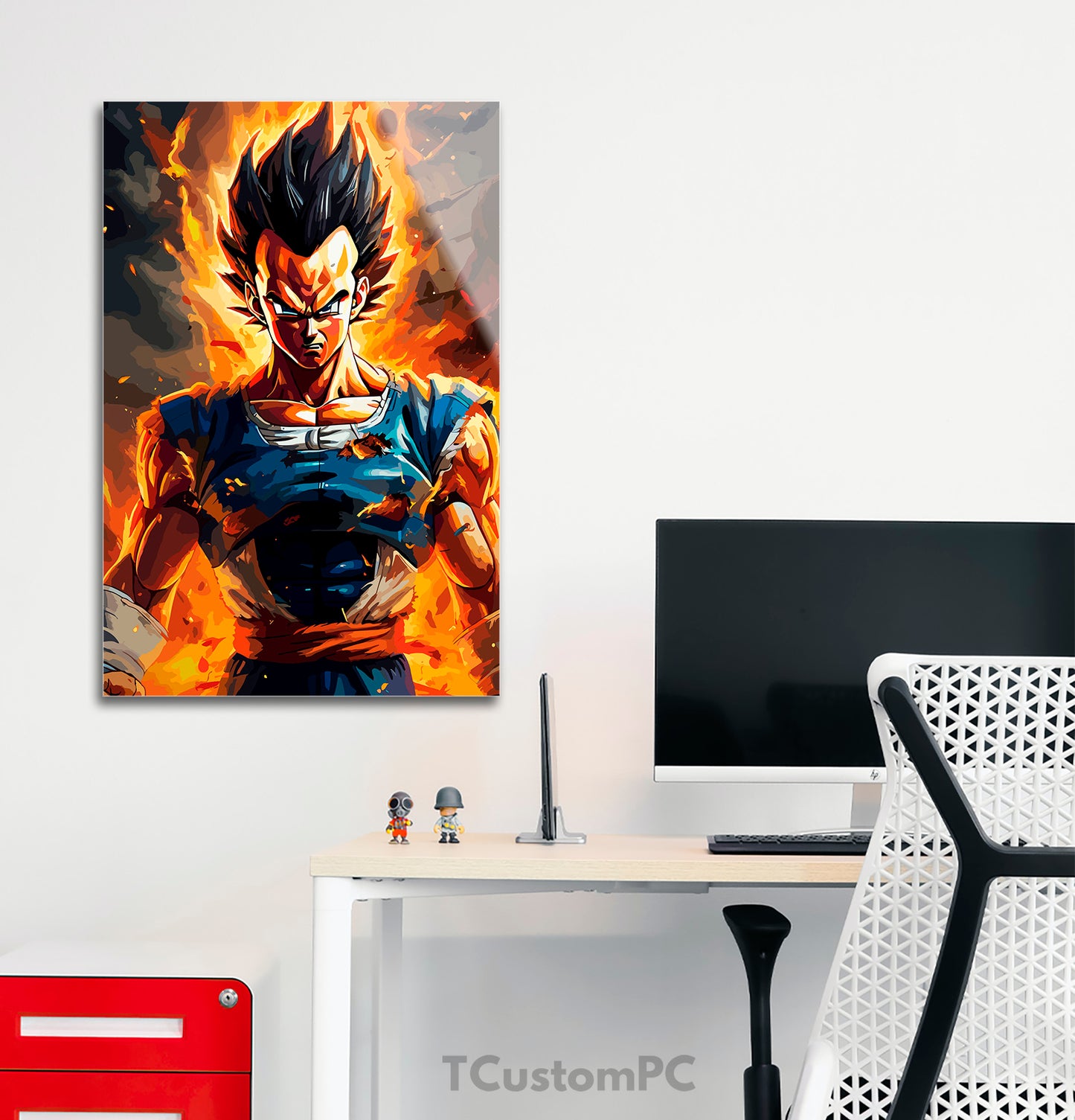 Cuadro Vegeta Angry