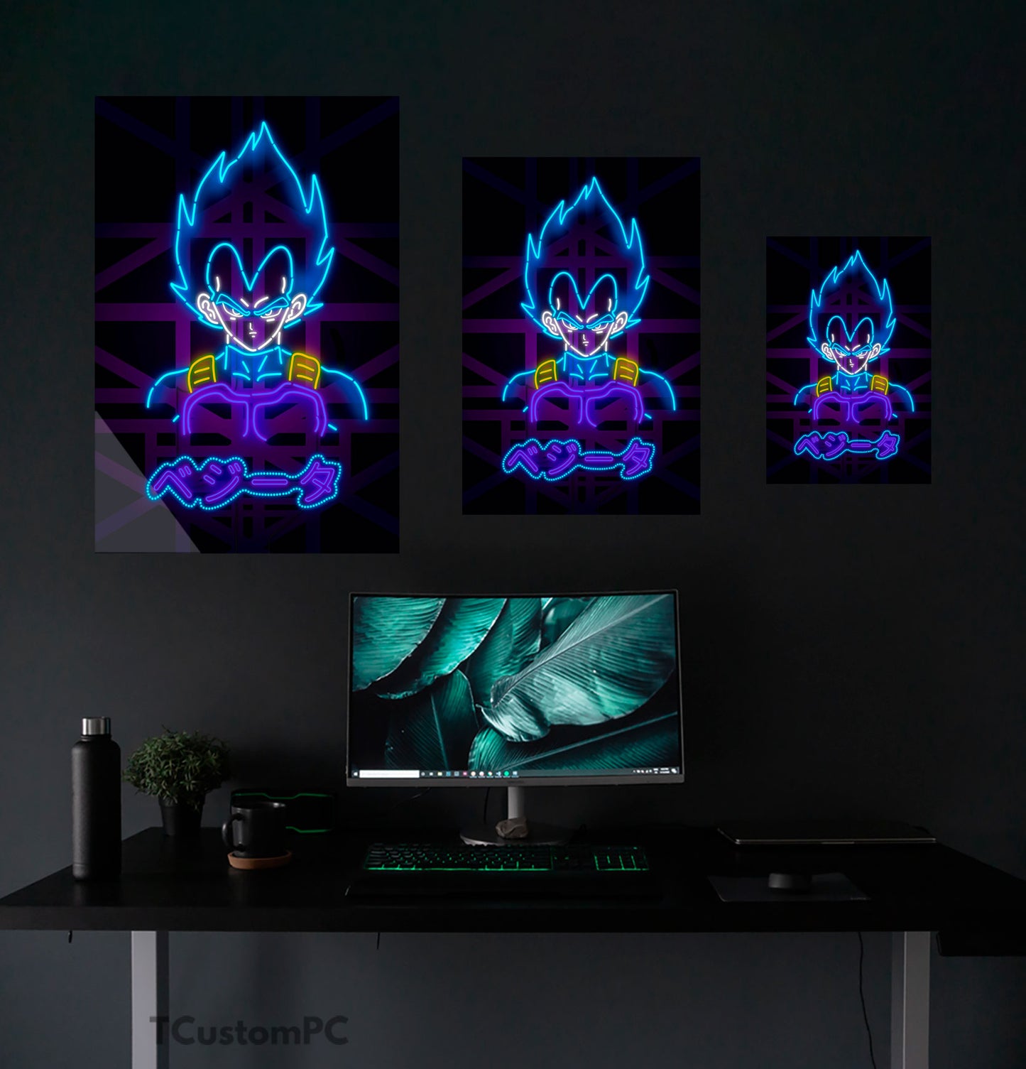 Cuadro Vegeta Neon