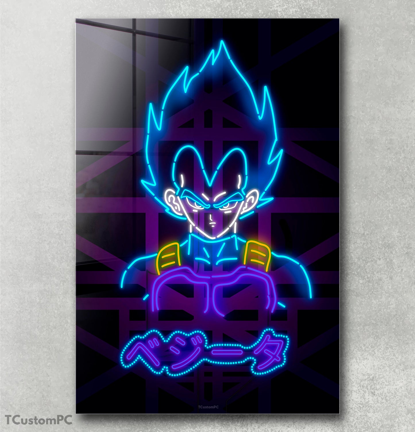 Cuadro Vegeta Neon