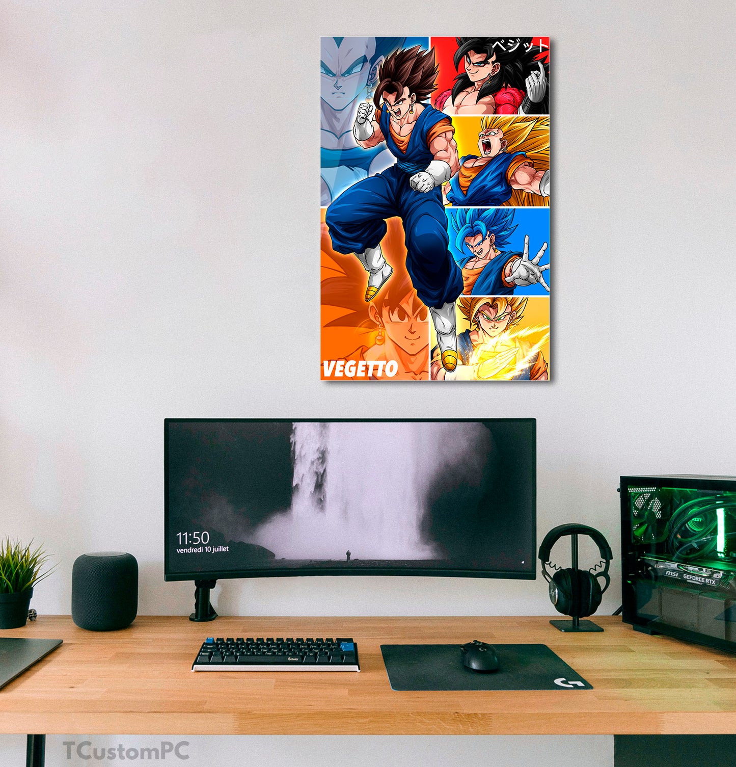 Vegito all forms-poster painting