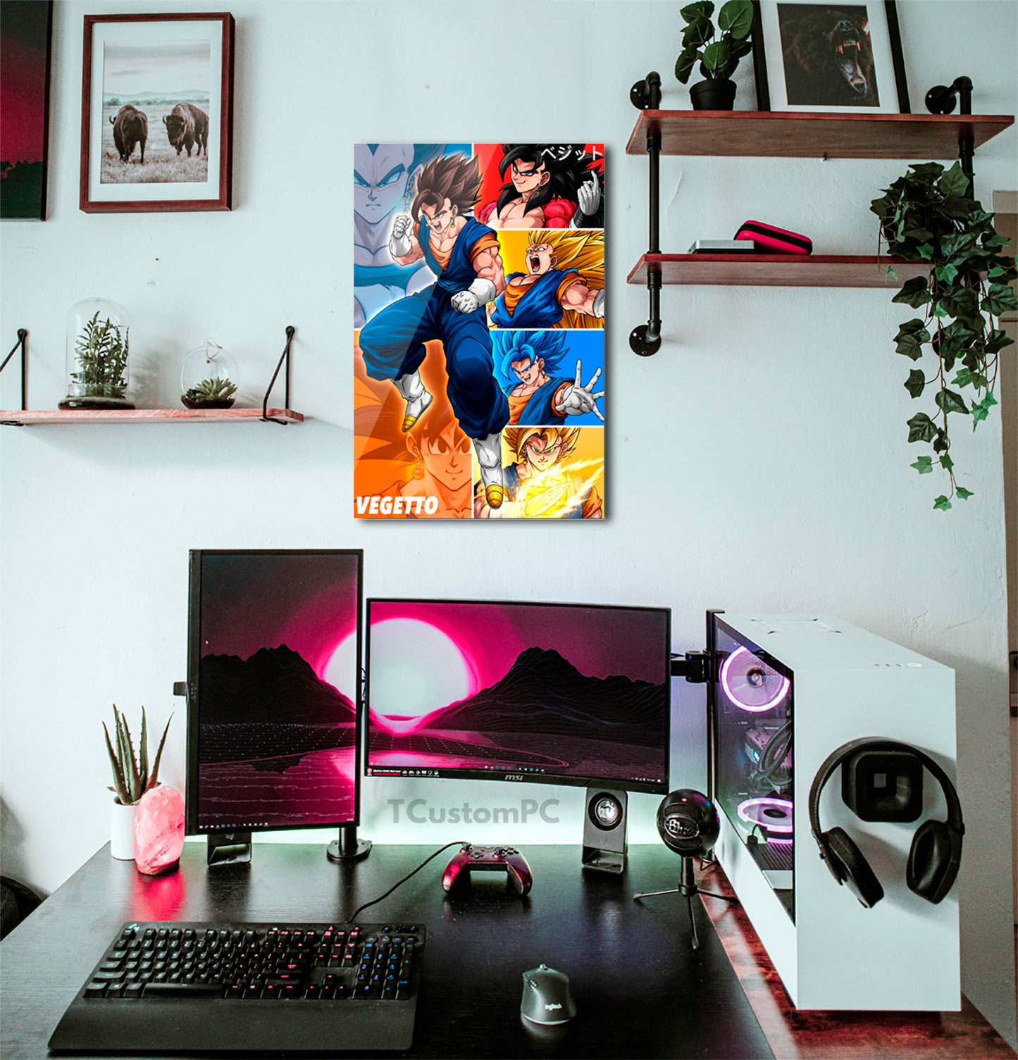 Vegito all forms-poster painting